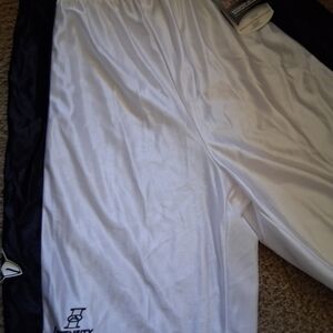 Intensity Men’s Athletic Shorts - White and Black